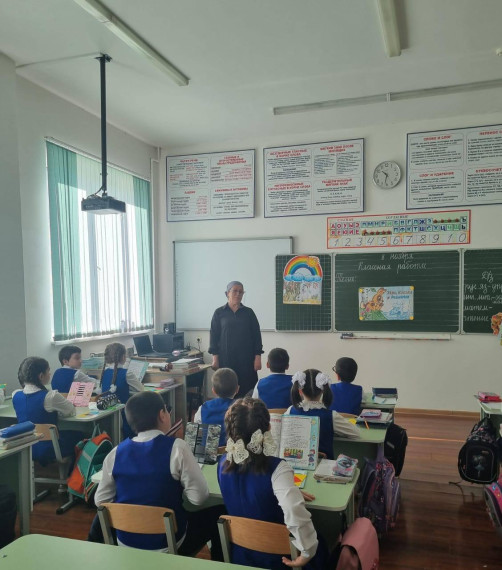 Интегрированный урок окружающего мира и математики "Заяц Коська и Родничок"..